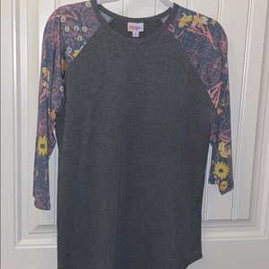 LulaRoe 3/4 sleeve shirt. NWOT